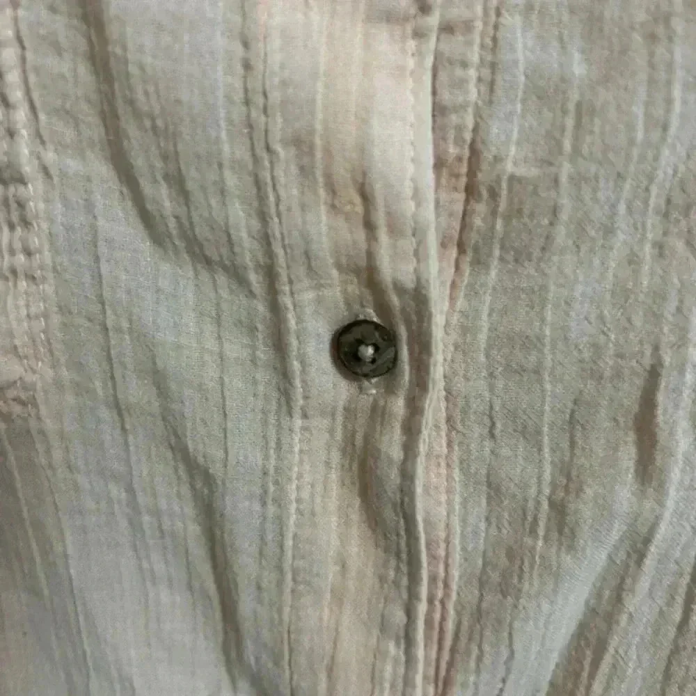 Free People Intimately‎ Sleep Talk Shirt Button Tunic Peach Endless Summer XS